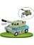 Mini Tankı Düzlem Araba Modeli Uçak Araç Zırh Oyuncak Arazi Zırhı (Yurt Dışından) 4