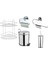 Renk Yapı Krom 5lt Çöp Kovası + Krom 2 Katlı Raf + Krom Havluluk + Krom Kağıtlık + Krom Fırça Set 1
