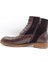 King Shoes Kahverengi Deri Erkek Şık Postal 1