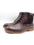 King Shoes Kahverengi Deri Erkek Şık Postal 3