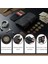 Apple iPhone 6 Plus / 6s Plus / 7 Plus / 8 Plus Için Vintage Pu Deri Çok Fonksiyonlu Flip Cüzdan Fermuar Kılıf Kart Yuvaları Standı Kapağı Siyah (Yurt Dışından) 4