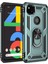 Google Pixel 4A Için Çift Katmanlı Halkalı Standlı Kılıf (Yurt Dışından) 1