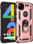 Google Pixel 4A Için Çift Katmanlı Halkalı Standlı Kılıf (Yurt Dışından) 1