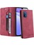 Xiaomi Redmi 9t / 9 Power Için Premium Vintage Pu Deri Kılıf Mat Cüzdan Çevirme Standı Kapağı Kırmızı (Yurt Dışından) 4