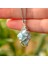 Ham Larimar Taşı Tel Sargılı Kolye 1