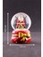Yeni Yıl I Noel Baba Temalı Kurdele Detaylı Mini Boy Işıklı Kar Küresi 6,5 cm A 2