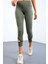Tommylife Çağla Kadın Bilekleri Pencereli Yüksel Bel Slim Fit Dar Paça Tayt - 94610 4