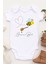 Unisex Bebek Annesinin Balı Baskılı Body Zıbın 2