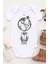 Unisex Bebek Uçan Dünya Baskılı Body Zıbın 2
