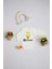 Unisex Bebek Bee Love Baskılı Body Zıbın 2