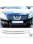 Nissan Qashqai J10 Krom Alt Ön Panjur 2 Parça 2007-2010 Paslanmaz Çelik 2
