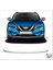 Nissan Qashqai J11 Krom Alt Ön Panjur 2017> Paslanmaz Çelik 2