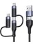 US-SJ547 Usb+Type-C To Type-C+Lightning+Microusb,1.2m 6 In 1 Hızlı Şarj ve Data Kablosu 1