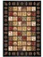 Yolluk Kilim Desenli Otantik Siyah Kaymaz Kesme Yıkanabilir Ince Dijital Baskı Koridor Halısı 2
