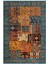 Yolluk Kilim Desenli Otantik Lacivert Kaymaz Kesme Yıkanabilir Ince Dijital Baskı Koridor Halısı 2
