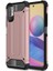 Caseworld Xiaomi Poco M3 Pro Kapak Çift Katmanlı Zırh Tank Kılıf - Rose Gold 1