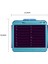 9 Inç Şarj LCD Kopyalama Paneli Şeffaf Elektronik Yazı Kurulu, Özellikler: Monokrom Hatları (Mavi) (Yurt Dışından) 2