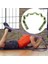 Yoga Çekme Kayışı Fitness Egzersiz Bale Germe Bant Döngü Green_9 Döngüler 4