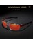 Trendy Açık Spor Polarize Güneş Gözlüğü Gözlük, Anti-Darbe Yarış Sürme Motosiklet Gözlük Uv-Goggles - Açık Kırmızı (Yurt Dışından) 3