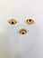 Sedef Göz Boncuk Model , Sarı Renk , Sarı Gold Kaplama Takı Malzemesi 1 Adet 1