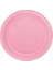 Pembe Renk Plastik Tabak 25 Adet 1