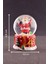Merry Christmas Sevimli Noel Baba Temalı Mini Boy Işıklı Kar Küresi 6,5 cm 1 1