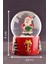 Deco Elit Noel Baba Merry Christmas Tasarımlı 9 cm Orta Boy Işıklı Kar Küresi 1b 1