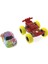 Die Cast Batik Desenli Sarı Teker Araba 2