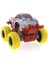 Die Cast Batik Desenli Sarı Teker Araba 5