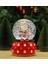Yılbaşı Kar Küresi Noel Işıklı ve Müzikli Christmas Noel Baba Hediye Paketli 3
