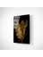 Digi Glass Digi-Art Golden Leaves Cam Tablo 3