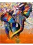 Canvas Koşan Fil Sayılarla Boyama Seti Rulo 60 x 75 cm 1