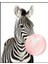Canvas Pembe Sakız ve Zebra Sayılarla Boyama Seti Rulo 40 x 50 cm 1