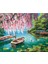 Canvas Pembe Söğüt ve Göl Sayılarla Boyama Seti Kasnaklı 50 x 65 cm 1