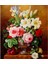 Canvas Çiçek Serisi 2 Sayılarla Boyama Seti Rulo 50 x 65 cm 1