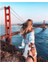 Canvas Golden Gate'te Aşk Sayılarla Boyama Seti Kasnaklı 70 x 90 cm 1