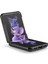 Galaxy Z Flip3 5g Için PU Deri Kılıf - Siyah (Yurt Dışından) 4