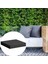 Bahçe Koltuk Pedleri Yastık Bellek Köpük Taban Sandalye Su Geçirmez Bahçe Veranda Koyu Gri (Yurt Dışından) 3