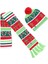 2'li Noel LED Işıklı Şapka + Atkı (Yurt Dışından) 1