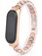 puluz Xiaomi Mi Band 4 / 3 Için 3 Boncuklu Çelik Kordonlu Saat Altın (Yurt Dışından) 2