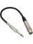 3pin Xlr Erkek 1/4 "6.35MM Kadın Fiş Stereo Mikrofon Kablosu 1 M (Yurt Dışından) 2