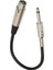 3pin Xlr Erkek 1/4 "6.35MM Kadın Fiş Stereo Mikrofon Kablosu 1 M (Yurt Dışından) 4