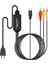 3rca Cvbs HDMI Rca Kablo Adaptörü HDMI Rca Dönüştürücü Pc Dizüstü DVD Tipi Tip A (Yurt Dışından) 2