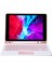 T098B-A Bluetooth Klavye Kılıfı Için iPad Air 4 10.9 Inç (2020) Pembe (Yurt Dışından) 2
