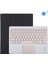 TG-102BC Bluetooth Pembe Klavye Mikrofiber Deri Koruyucu Kılıf Siyah (Yurt Dışından) 3
