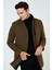 Slim Fit Pamuklu Kaşe Kaban Erkek Kaban 5840099 2