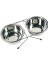 Duo Dinner Ikili Çelik Mama Kabı 11 cm 1