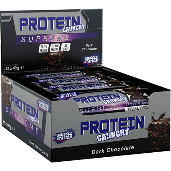 Muscle Station Musclestation Supreme Dark Chocolate Crunchy 24