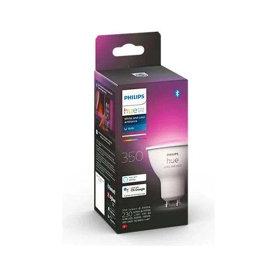 Philips Hue WCA 4.3W Renkli Akıllı Ampul GU10 Spot Ampul