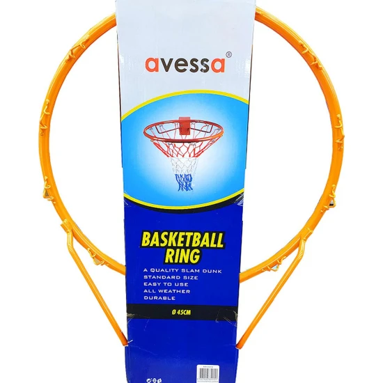 Avessa Basketbol Çemberi Tek Kat Fileli Basketbol Potası MB-23054